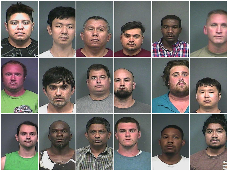 18 Men Arrested, Charged in Spring Hill Human Trafficking ...