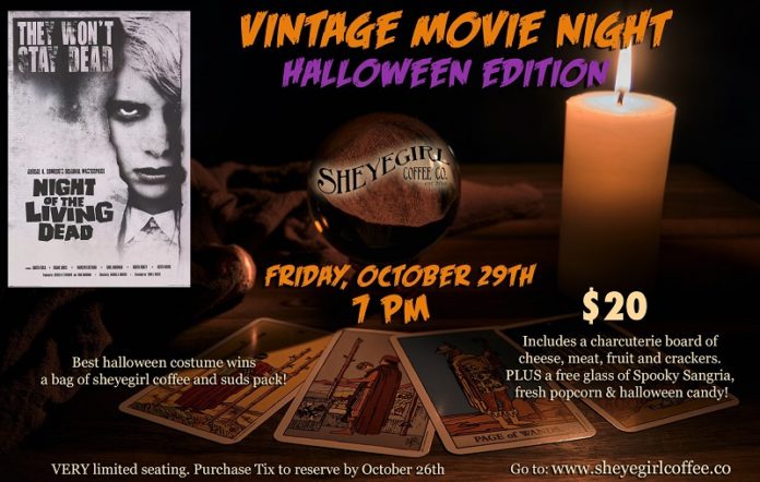 Halloween Vintage Movie Night