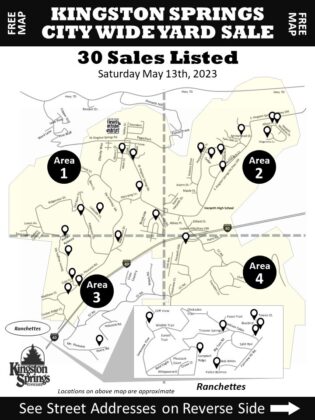 kingston springs yard sale map 2