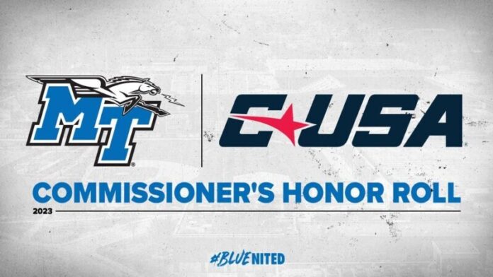 201 Blue Raiders named to 2023 Commissioner's Honor Roll