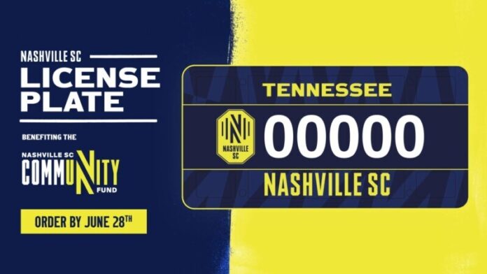 Nashville Soccer Club Introduces Specialty License Plates, Now Available for Pre-order