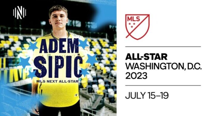 Nashville Soccer Club’s First Homegrown Signing in Club History Adem Sipić Selected to Compete in Allstate’s Second Annual MLS Next All-star Game