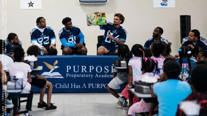 Tennessee Titans, Governor's Early Literacy Foundation Expand Annual 'Rookies Read' Event to Encourage Early Literacy Across Nashville