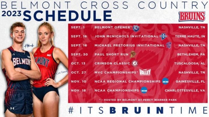 Belmont Unveils 2023 Cross Country Schedule