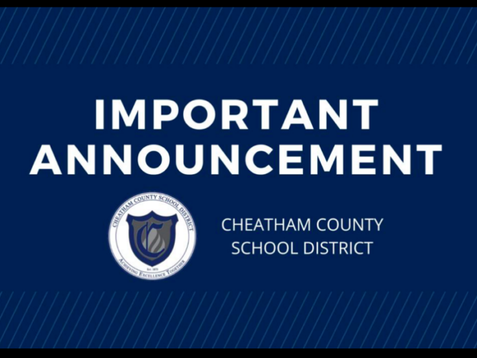 Cheatham County School Announcement