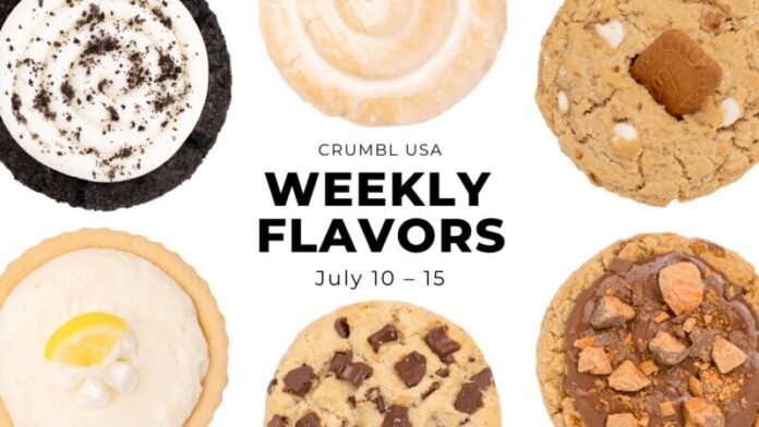 Crumbl Cookie Weekly Menu Through July 15, 2023