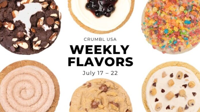 Crumbl Cookie Weekly Menu Through July 22, 2023