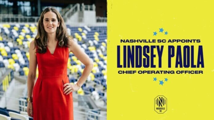 Nashville Soccer Club Appoints Lindsey Paola as Chief Operating Officer
