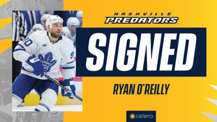 Predators Sign Ryan O'Reilly to Four-Year, $18 Million Contract