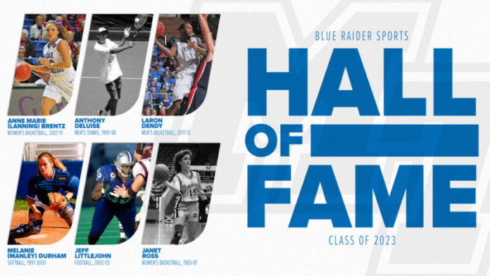 Blue Raider Sports Hall of Fame Induction set for Sept. 22