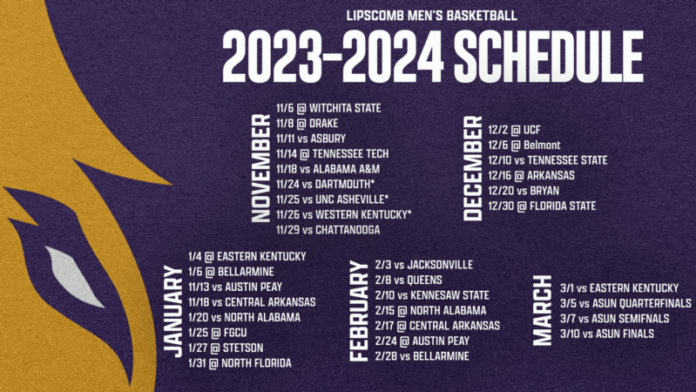 Men's Basketball Releases 2023-2024 Schedule