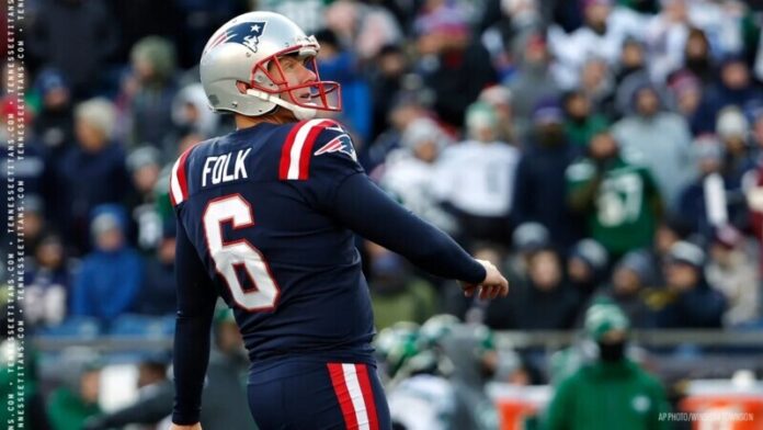 NASHVILLE – The Titans have acquired former Patriots kicker Nick Folk via trade, pending a physical.