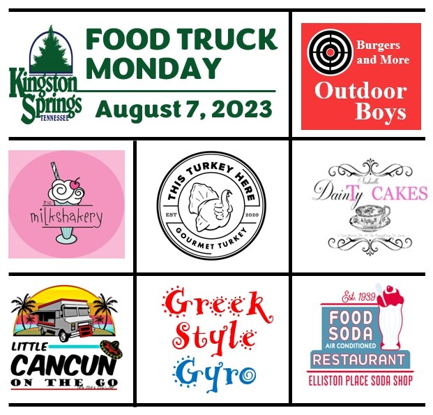 food truck lineup for august 7