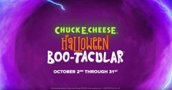 Chuck E. Cheese Halloween Boo-tacular is Back for 2023