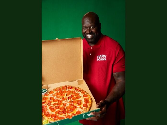 SHAQXPAPAJOHNS-PRNewsfoto-Papa-Johns SHAQXPAPAJOHNS PRNewsfoto Papa Johns