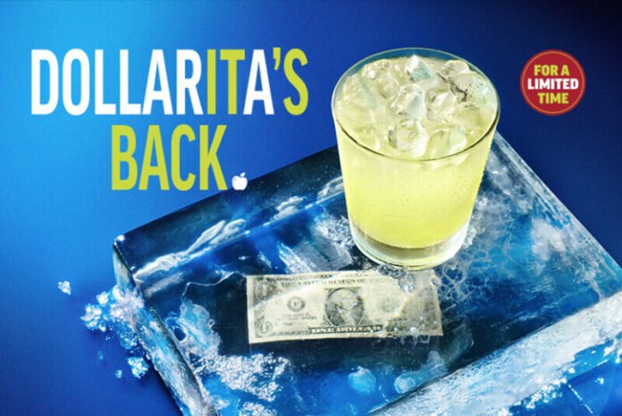 dollarita DOLLARITA is back at Applebee's! (Graphic: Business Wire)