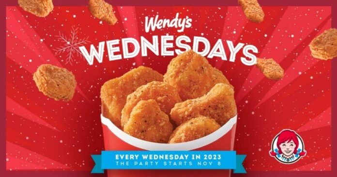 Beat the Holiday Slump on Hump Day: Wendy’s is Gifting Free 6 PC Nuggets With Purchase Every Wednesday in 2023