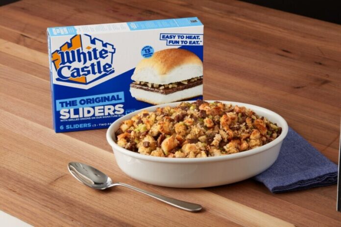 The popular Thanksgiving side dish made with White Castle Sliders sold nationwide in grocery stores and restaurants.