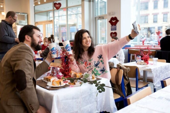 People love to celebrate Valentine's Day at White Castle, which transforms its restaurants into fine dining establishments complete with tablecloths, festive decor, hostess seating and table side service.