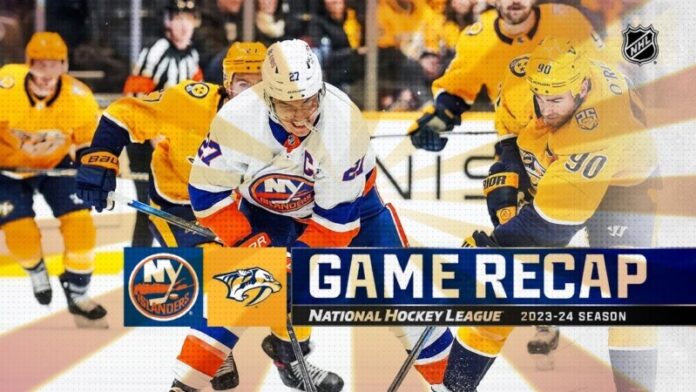 predators Net late Game Winner in 3-1 Victor Over Islanders