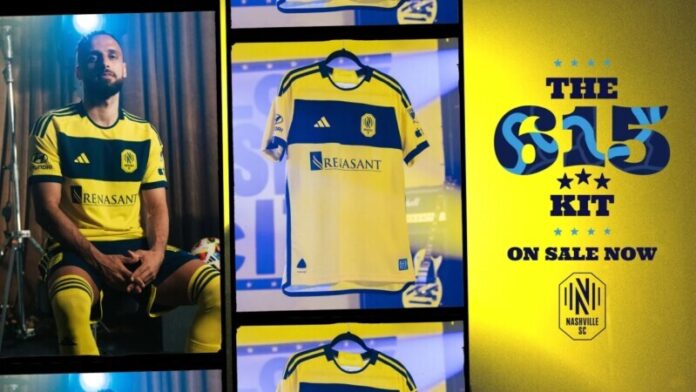 Nashville Soccer Club Unveils ‘615’ Primary Jersey for 2024 and 2025 Seasons