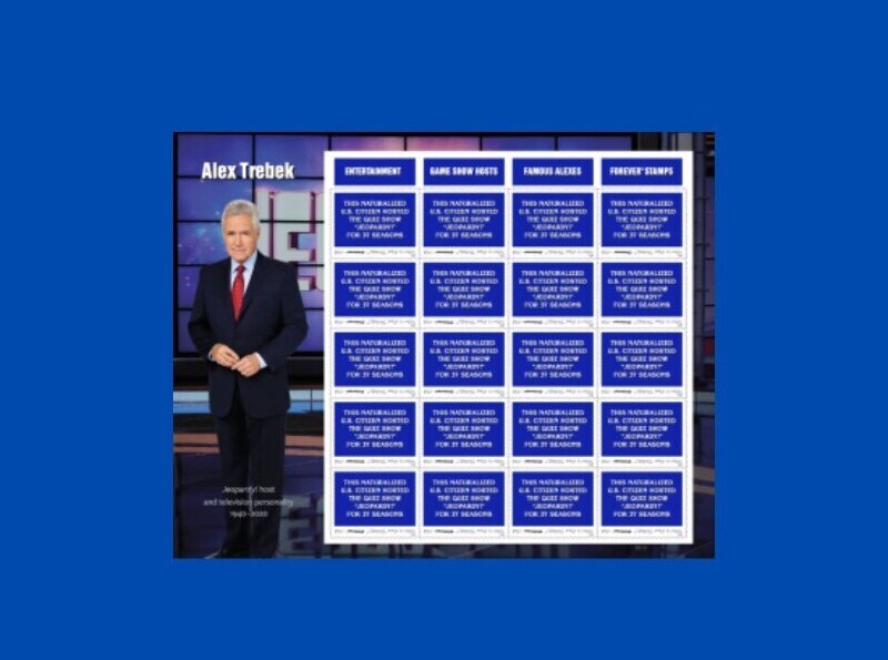 The U.S. Post Office will Release an Alex Trebek Postage Stamp ...