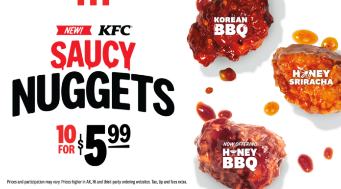 June 10, 2024 - KFC is making it a saucy summer with a new roster of its popular KFC Saucy Nuggets and wallet-friendly everyday deals (all available starting today).