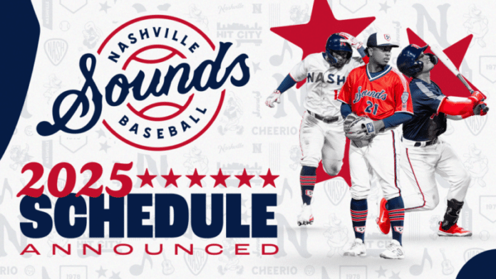 Nashville Sounds Release 2025 Home Schedule