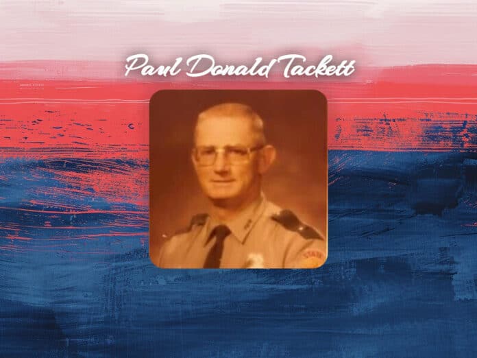 Paul Donald Tackett Obit