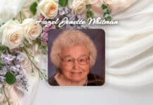 Hazel Jenette Whitman Obit