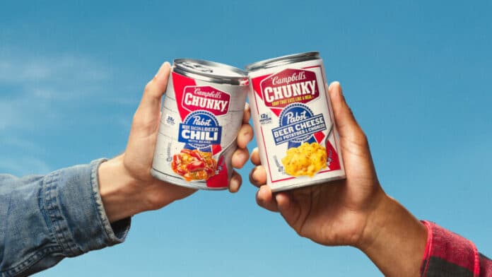 Campbell Chunky and Pabst Blue Ribbon