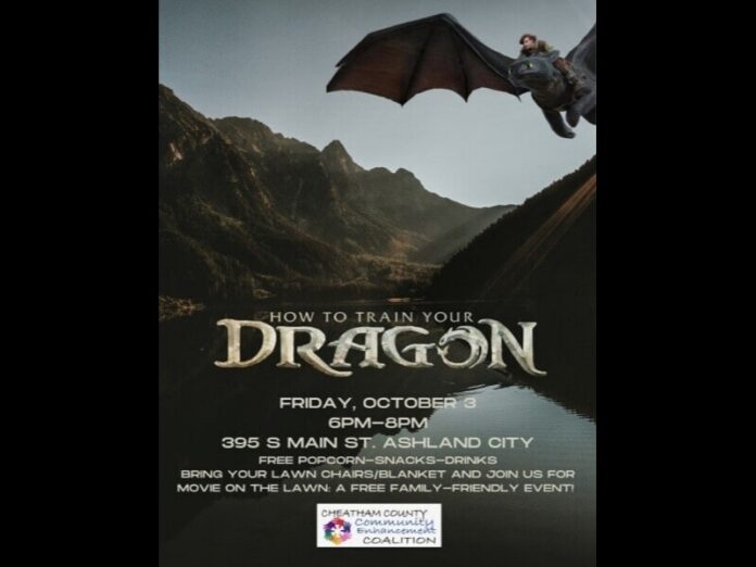 how to train your dragon movie in ashland city