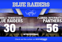 Middle Tennessee Falls to FIU in Lopsided Home Loss Blue Raiders Fall at Home to FIU