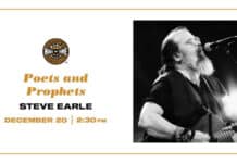 Country Music Hall of Fame to Feature Steve Earle in Poets and Prophets Interview Series