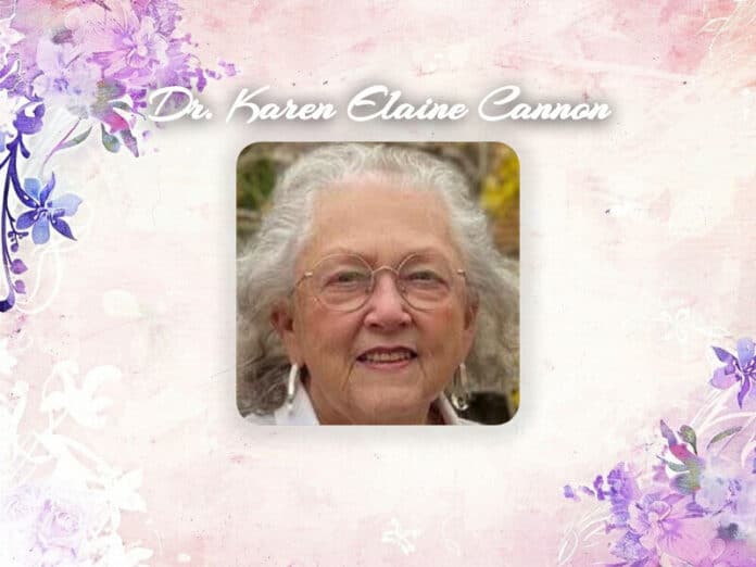 Dr. Karen Elaine Cannon Obit