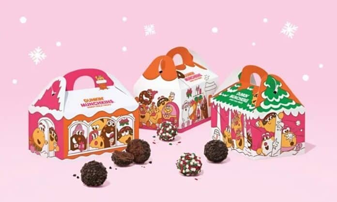 Salted-Dark-Chocolate-Sprinkle-and-Holiday-Sprinkle-MUNCHKINS Dunkin' Holiday MUNCHKINS 2024: New Flavors and Sprinkle Takeover Return