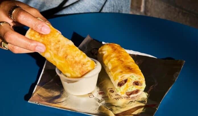 Taco Bell Cheesy Dipping Burritos with Creamy Garlic Sauce