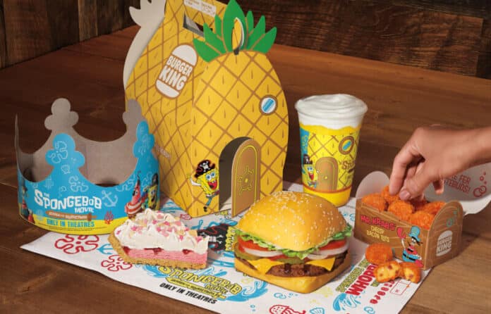 Burger King® Invites Guests to Dive Into a Sea of Flavor with All-New SpongeBob™ Movie Menu