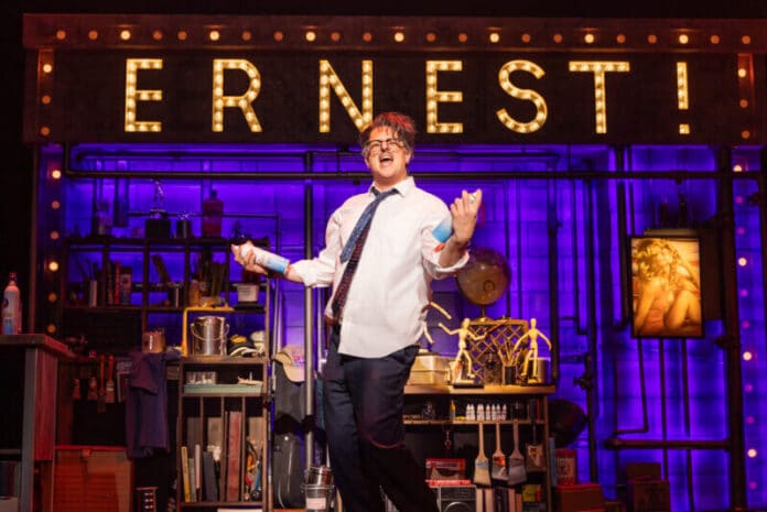 1 – Christopher Sieber in the Original Broadway Cast of DEATH BECOMES HER. – Photo by Matthew Murphy and Evan Zimmerman, MurphyMade
