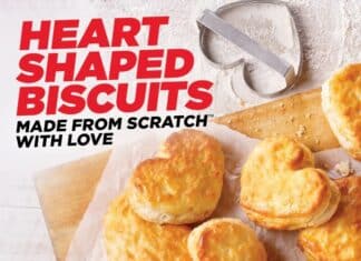 Hardee’s Heart Shaped Biscuits Return for Valentine’s Day