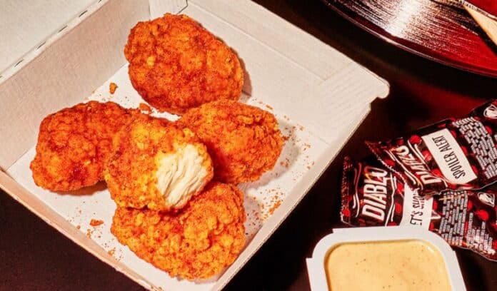 Crispy Chicken Nuggets with the first-ever transformation of cult-favorite Diablo Sauce into dust, available April 16 for a limited time