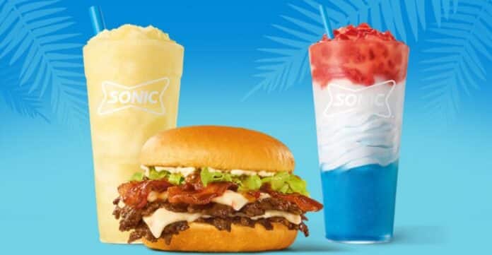 Summer Arrives at SONIC with the Return of the Red, White, & Blue Slush Float and Debut of New Tropical Menu
