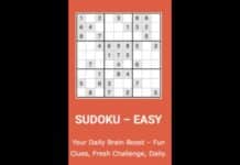 A Five-Minute Brain Break You Can Take Any Time of Day easy sudoku