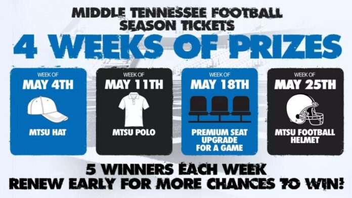 mtsu season tickets 2026