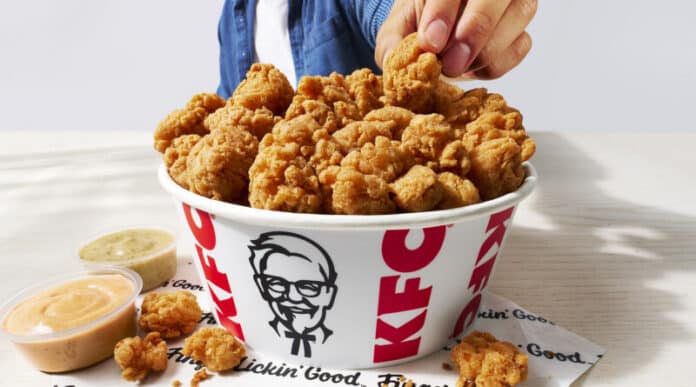 KFC $10 Popcorn Chicken Bucket