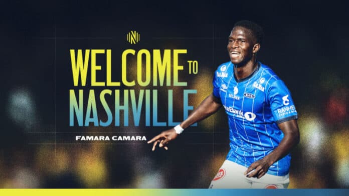 Nashville SC Signs Defensive Midfielder Famara Camara from Norwegian Second Division