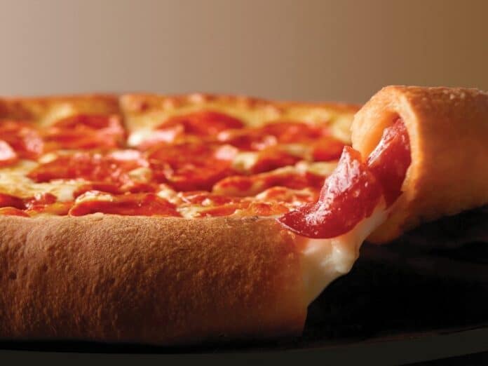 Papa Johns Epic Pepperoni-Stuffed Crust Pizza