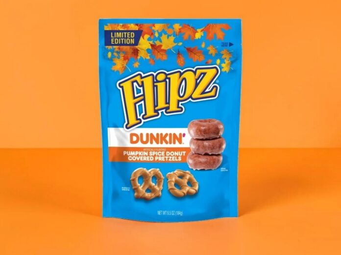 Flipz Pumpkin Spice Donut Pretzels