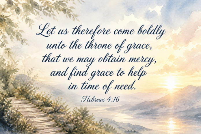 Devotional image for Hebrews 4:16