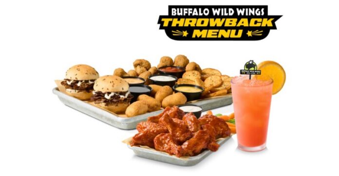 buffalo wild wings throwback Buffalo Wild Wings® Brings Back Fan-Favorites From the Early 2000s